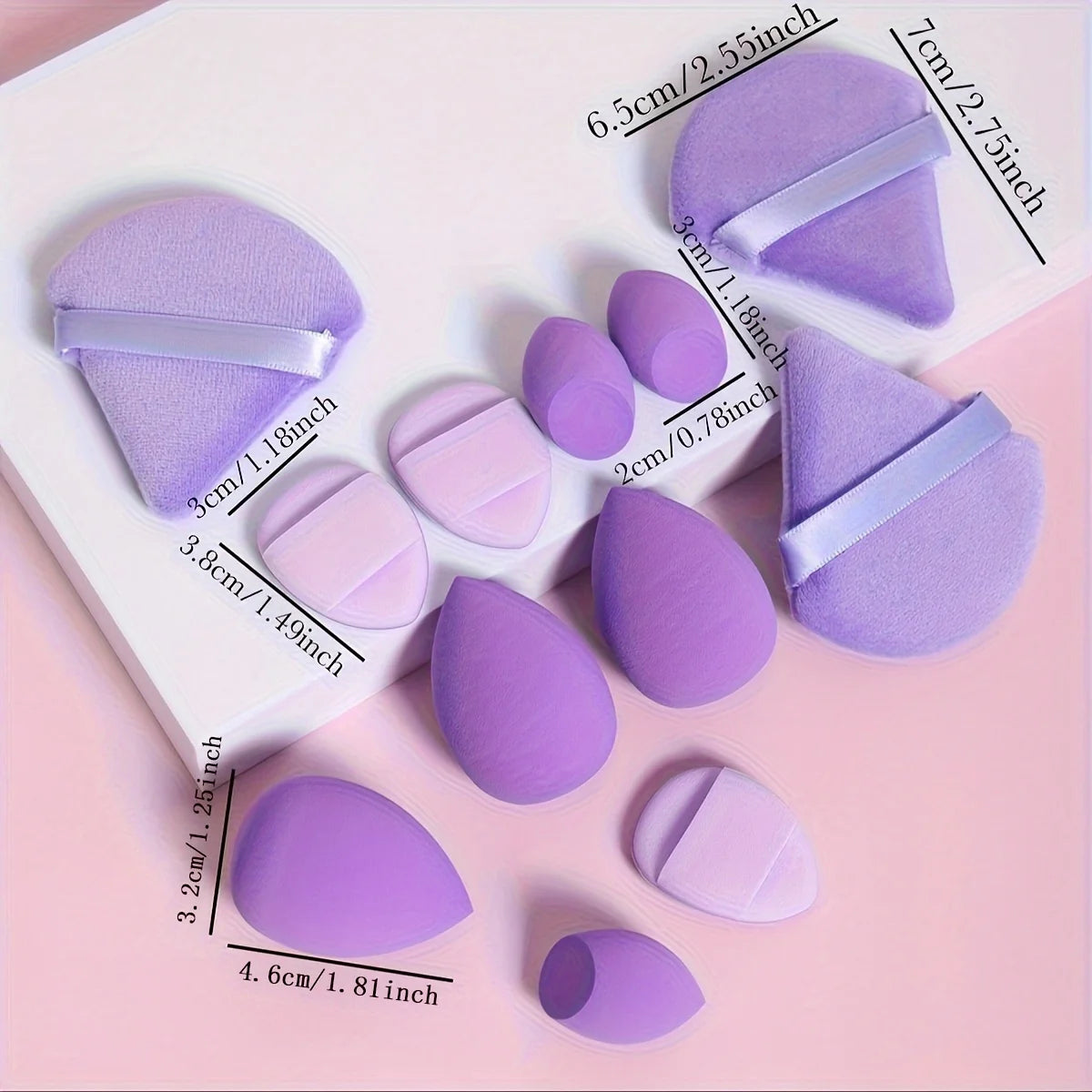 12-Piece Makeup Sponge Set