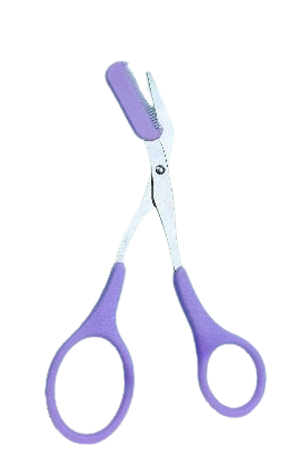 Eyebrow scissor trimmer